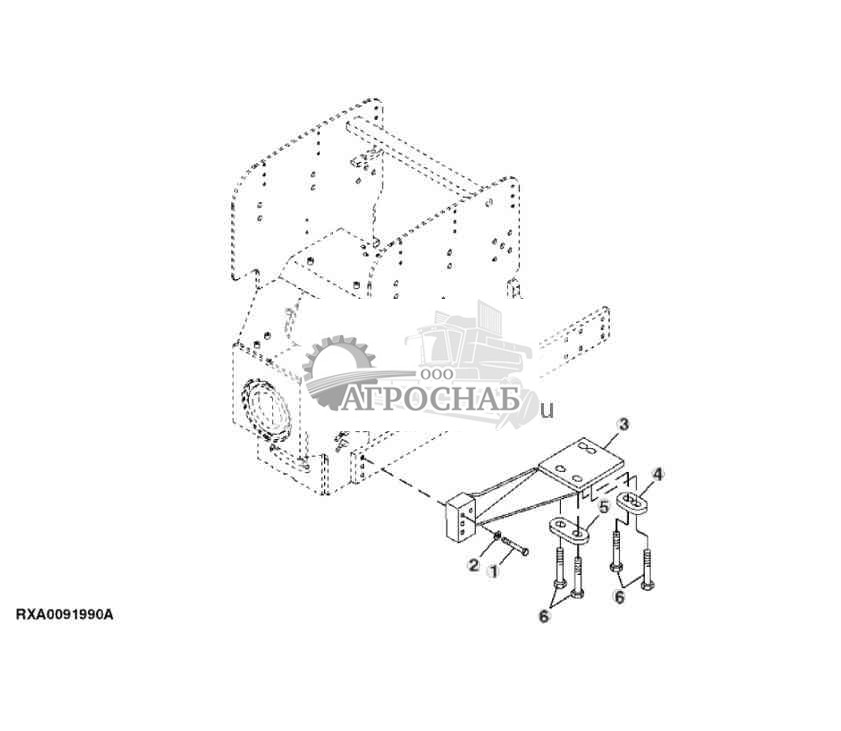 Rear Axle Support, 110 mm120 mm Axle 